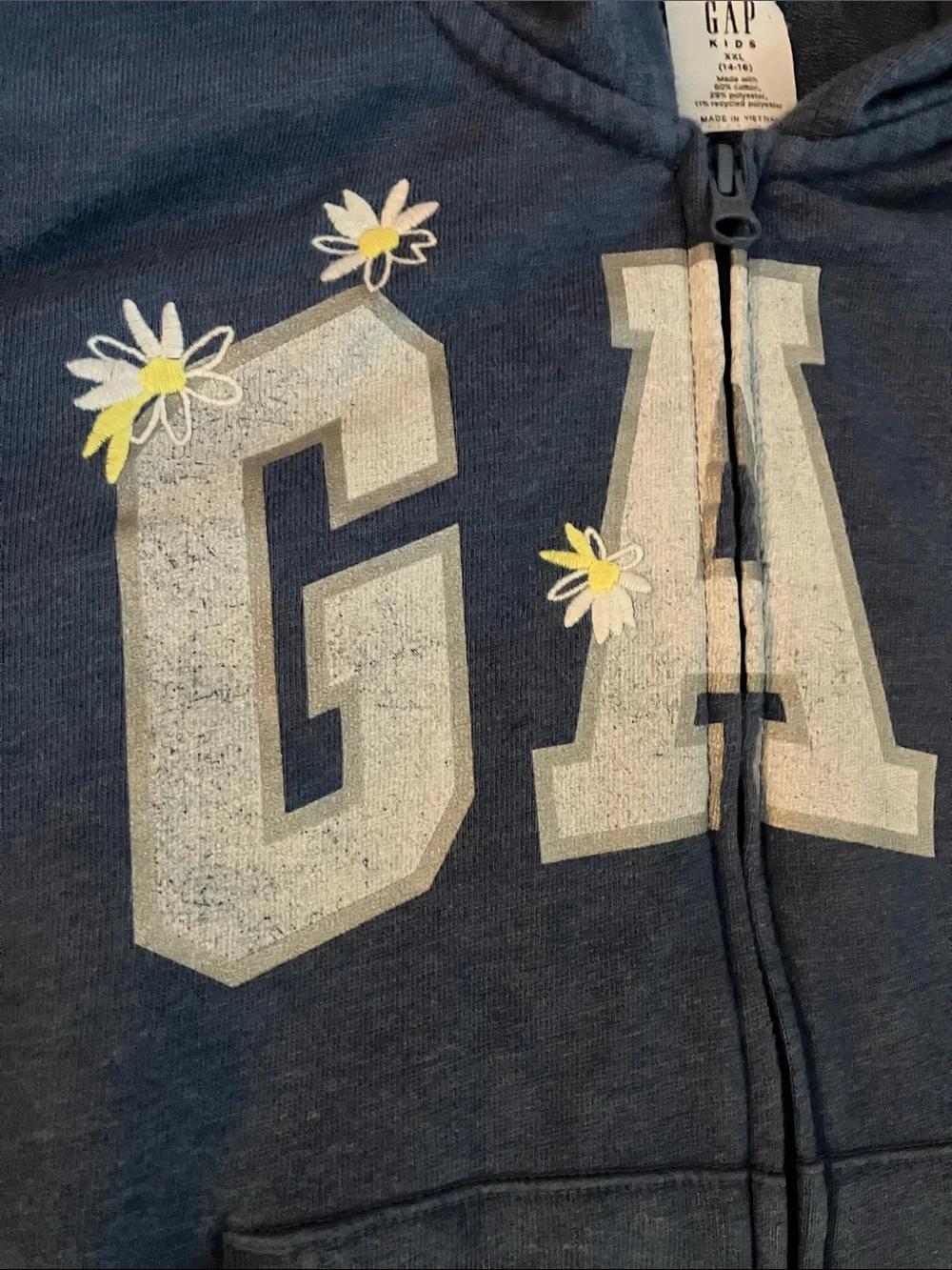 GAP Daisy Zip-Up Hoodie